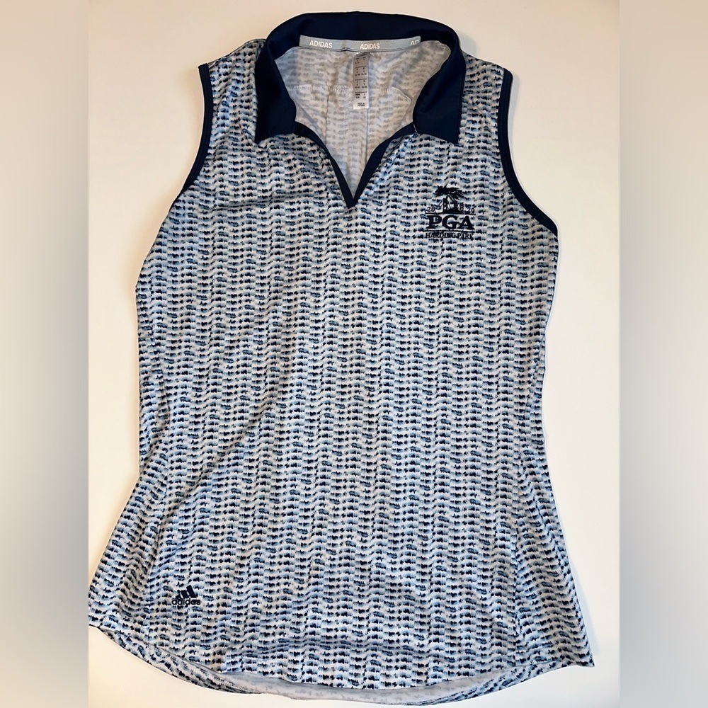 Women’s PGA Harding Park 2020 Adidas Golf Polo Sleeveless S Moisture Wicking